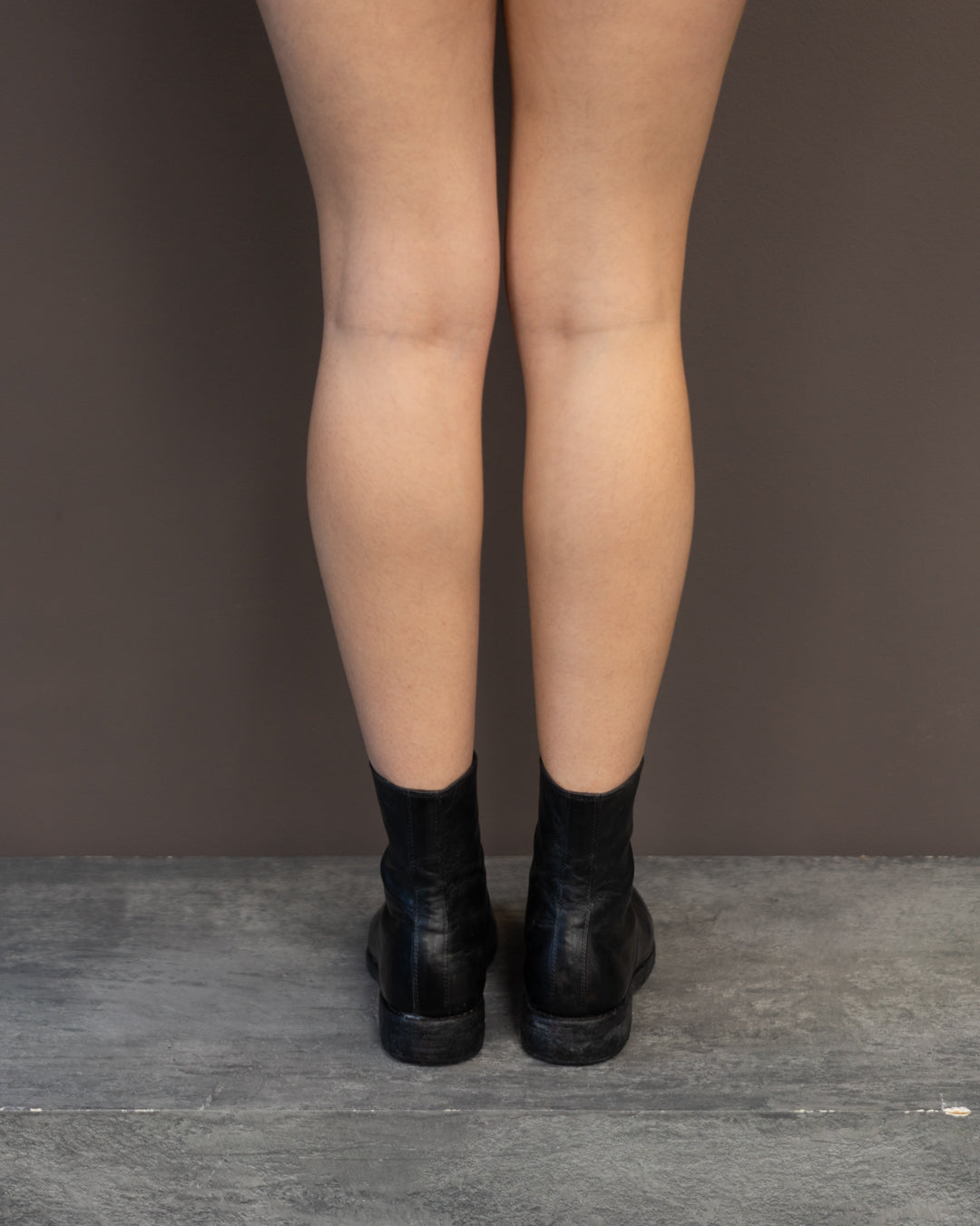 BLACK GUIDI ZIP UP BOOTS (EU 36)