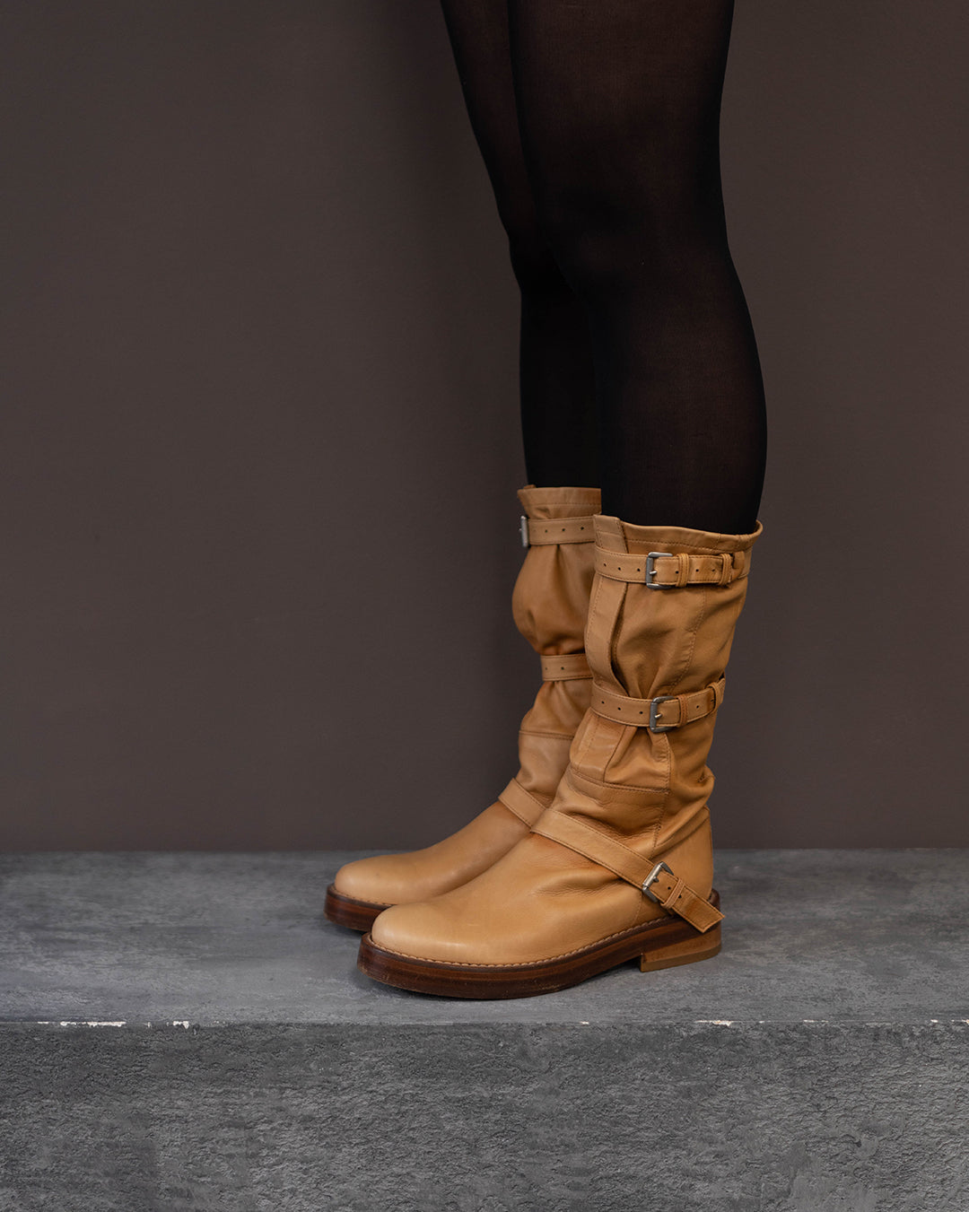 ANN DEMEULEMEESTER BOOTS (EU 37, FITS LIKE 38)