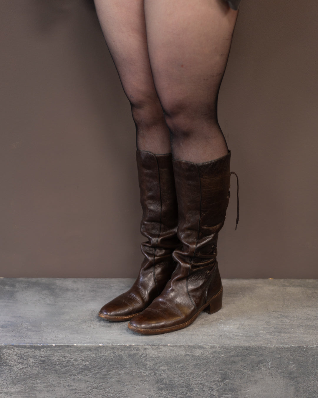 DRIES VAN NOTEN LACE UP BOOTS (EU 41)