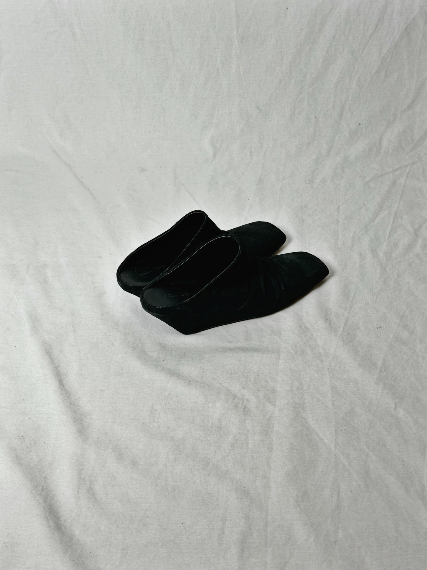 RICK OWENS SUEDE MULE