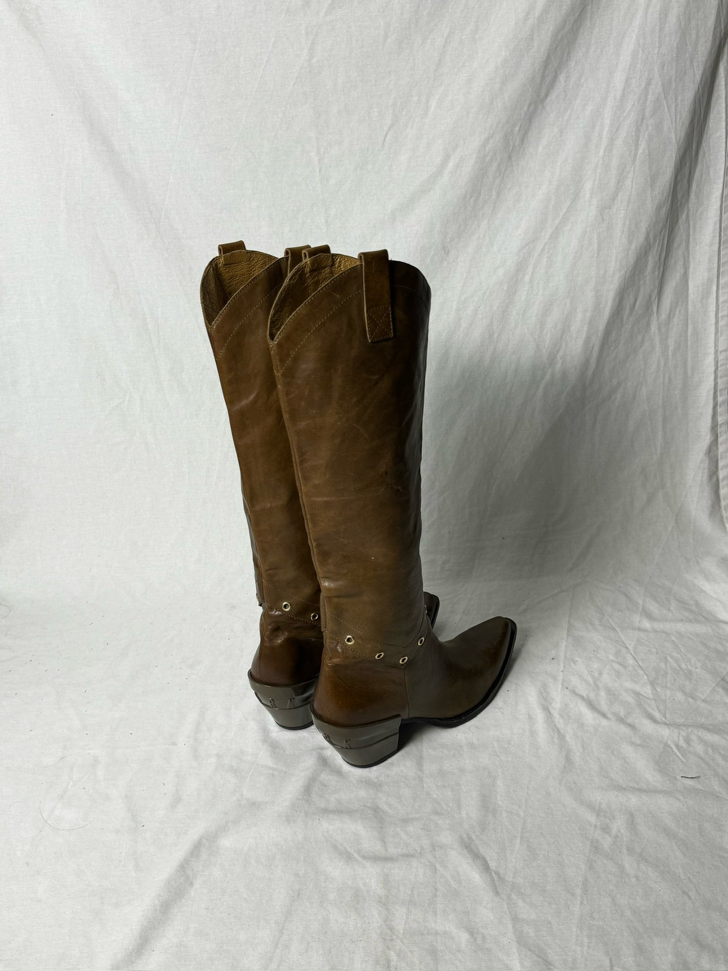DIRK BIKKEMBERGS EYELET BOOTS