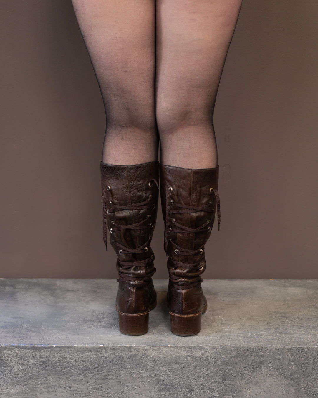 DRIES VAN NOTEN LACE UP BOOTS (EU 41)
