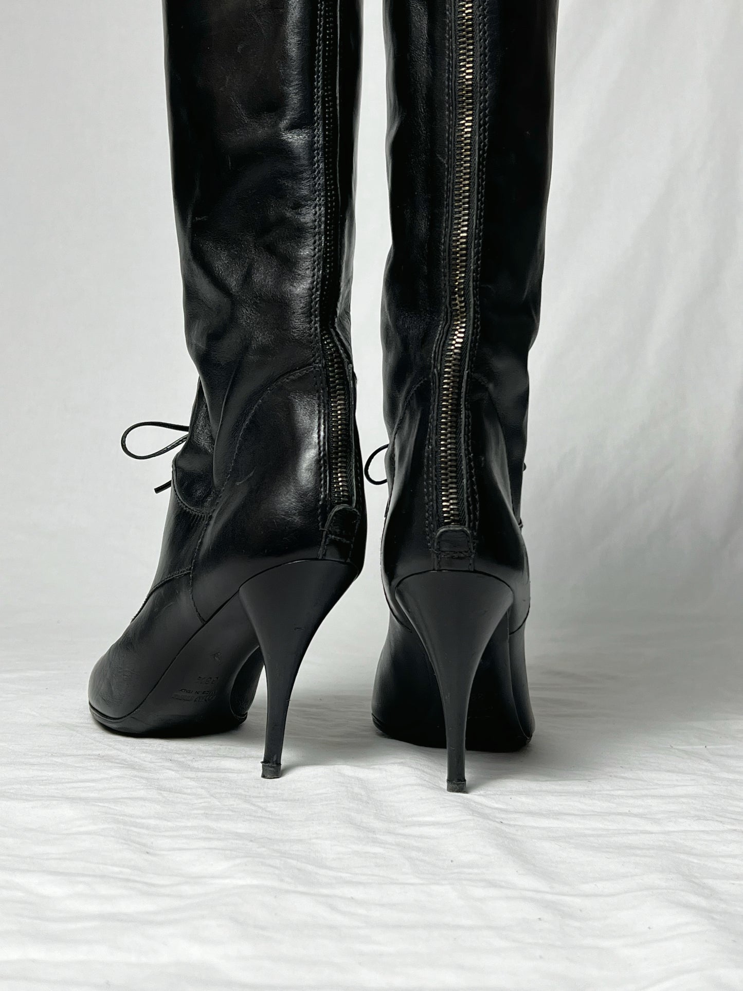 MIU MIU LACE UP BOOT