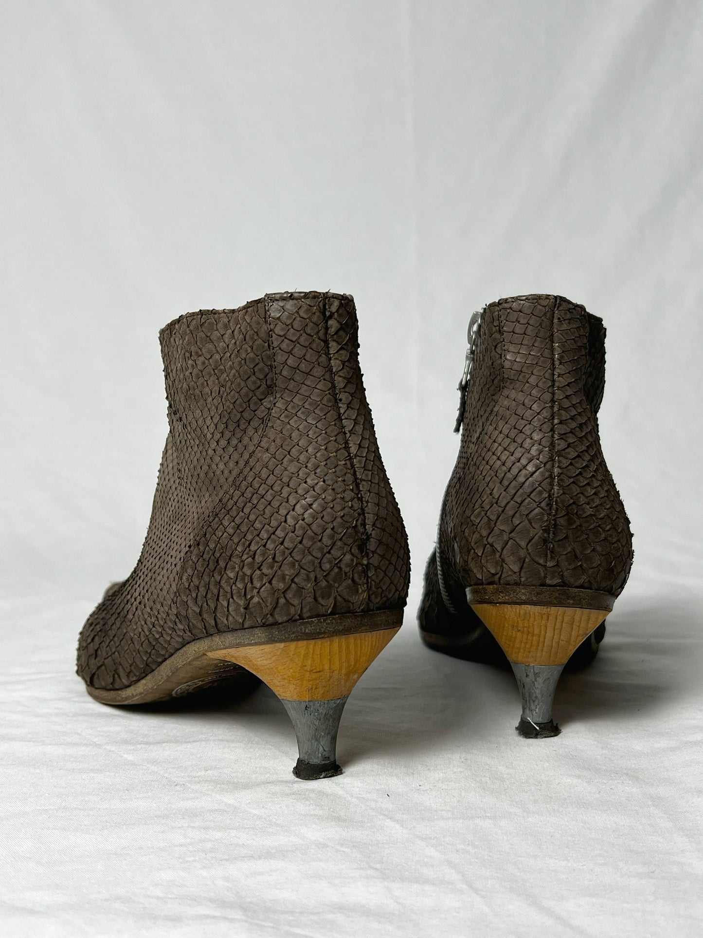 DRIES VAN NOTEN PYTHON BOOTS