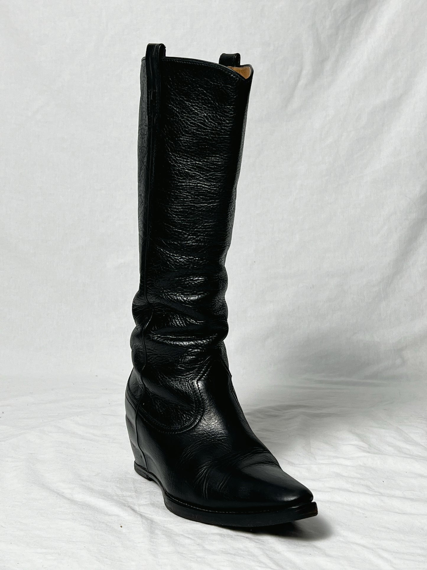 MARGIELA WESTERN S/S 2000 HIDDEN HEEL BOOTS