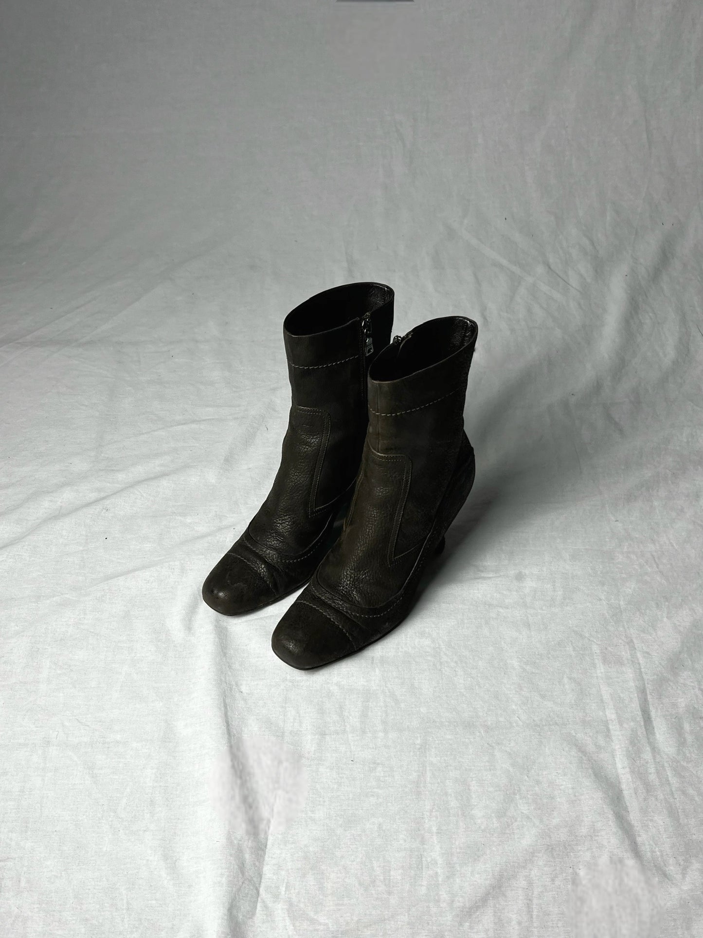 PRADA WESTERN KITTEN HEEL