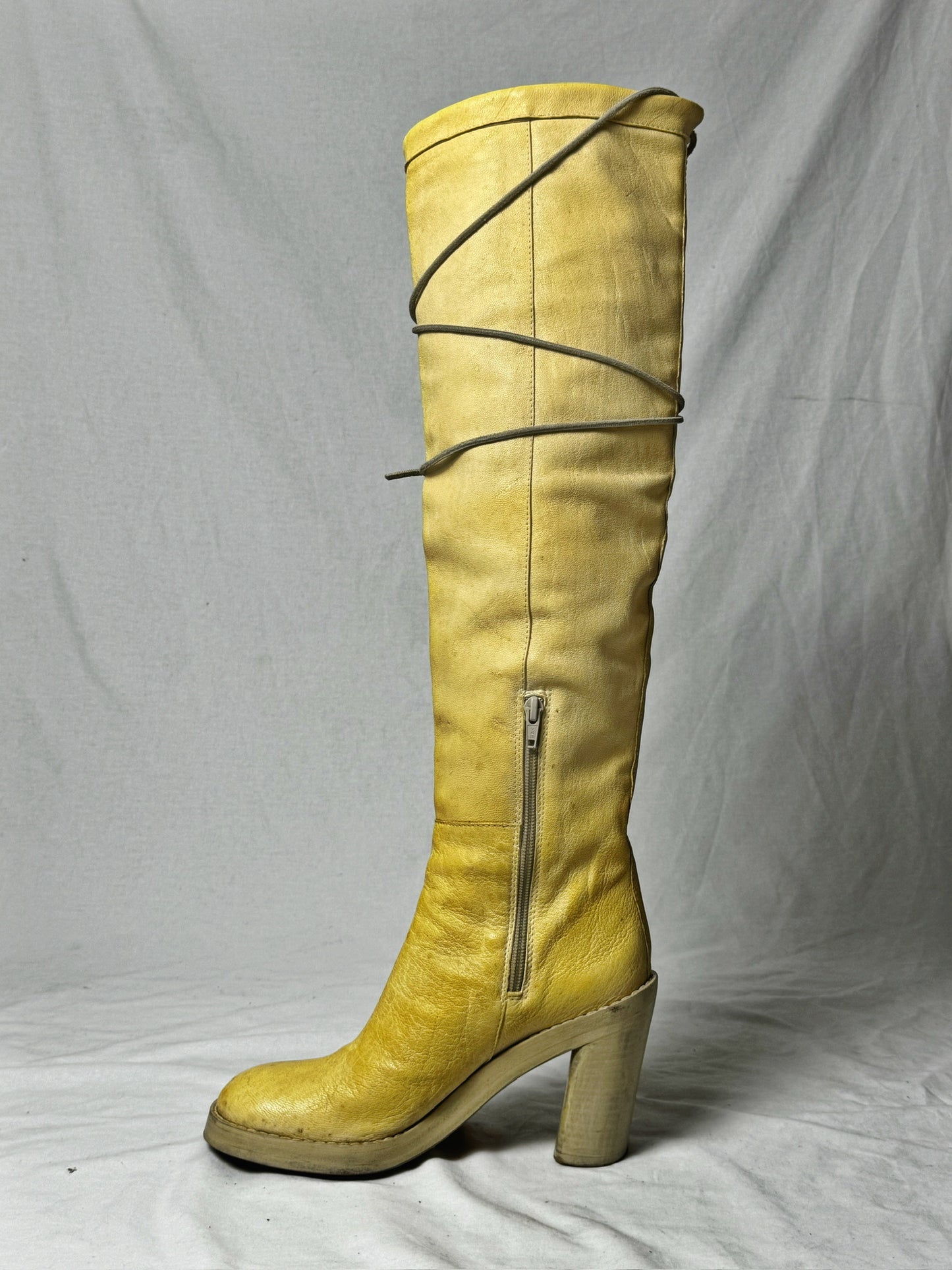 ANN DEMEULEMEESTER 90s KNEE HIGH BOOTS