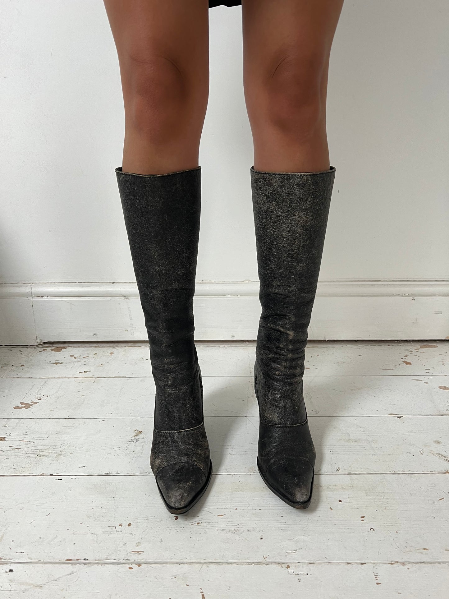 MIU MIU F/W 2001 BOOTS (EU 36.5, FITS 37)