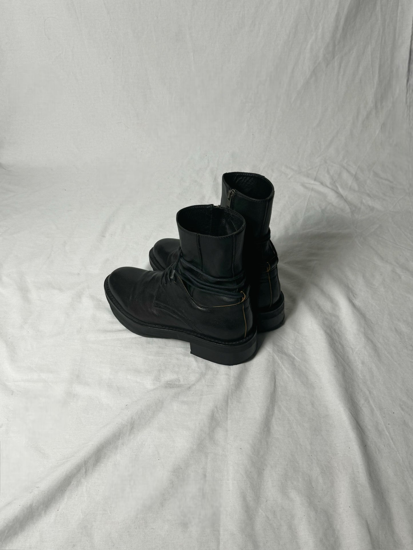 ANN DEMEULEMEESTER LACE UP BOOT
