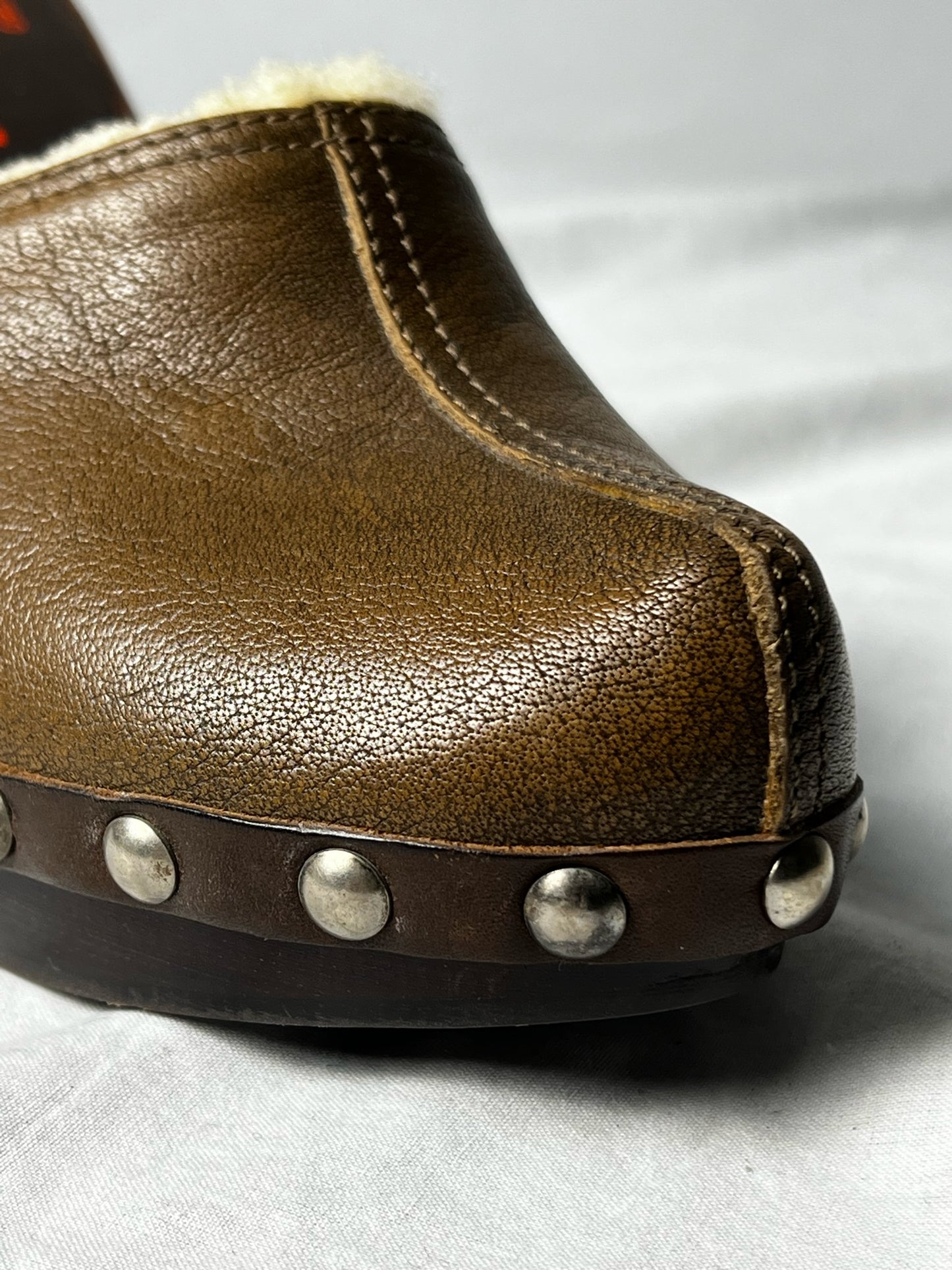 MIU MIU WOODEN CLOG