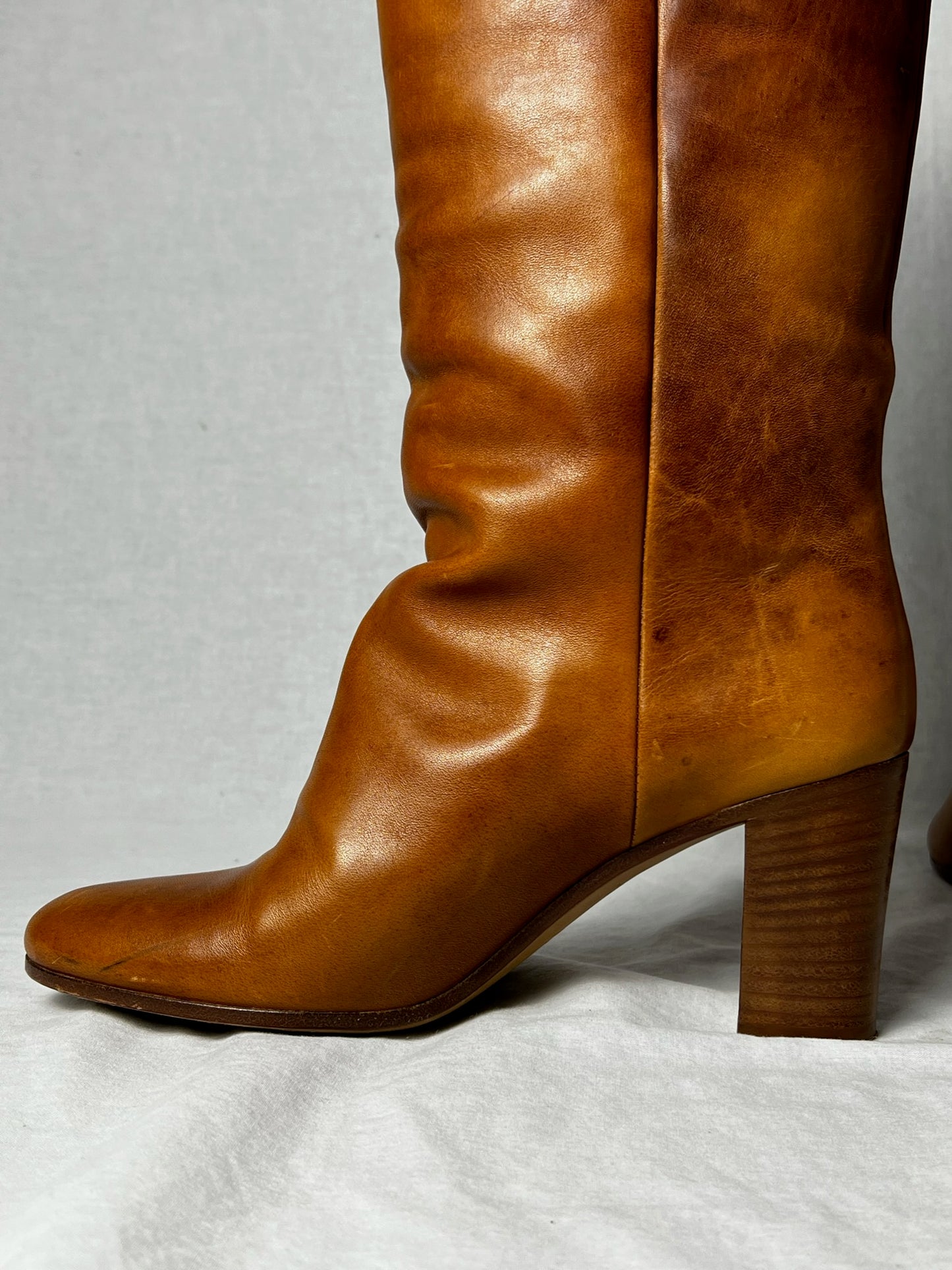 MARGIELA TWO TONE KNEE HIGH