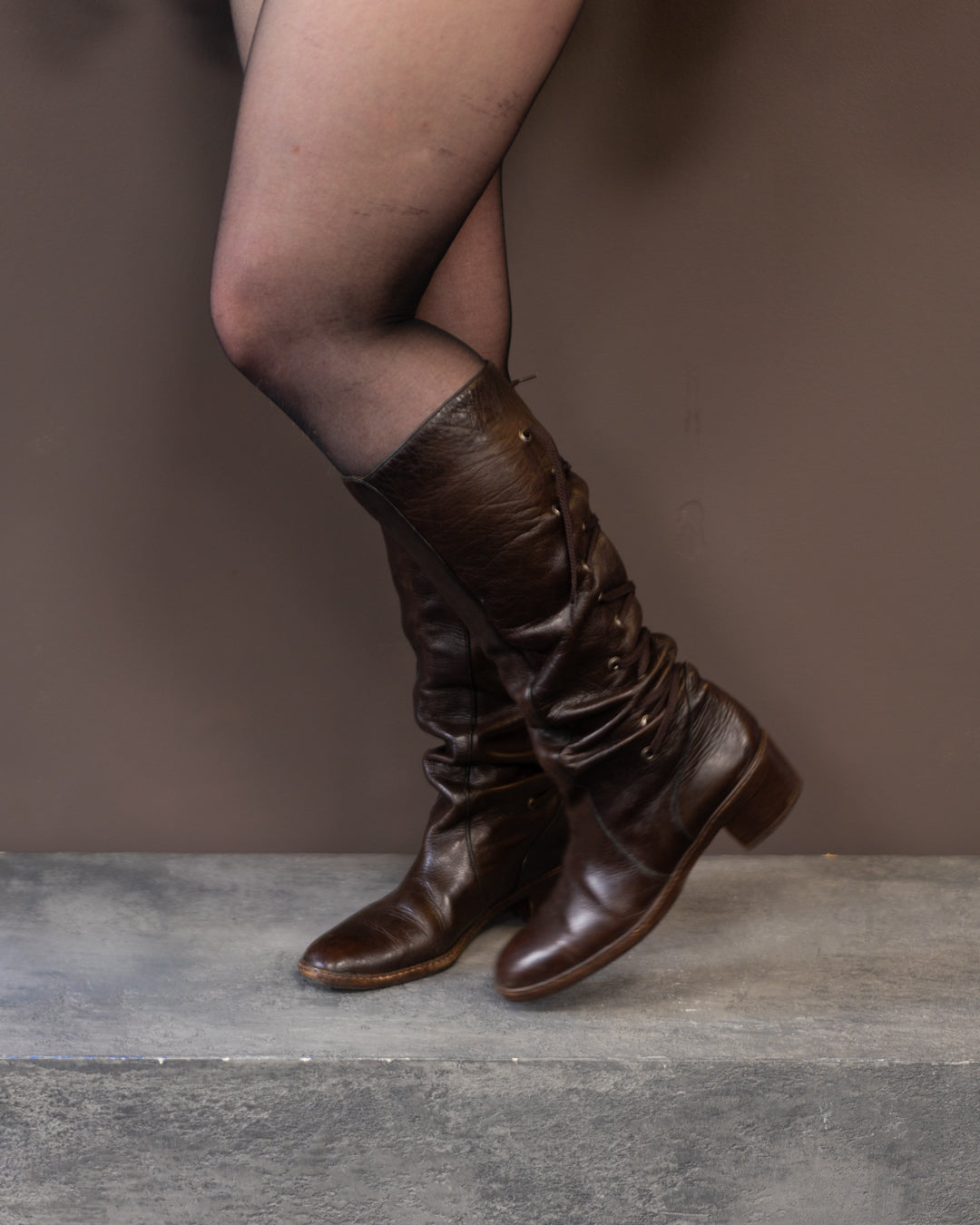 DRIES VAN NOTEN LACE UP BOOTS (EU 41)