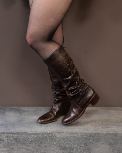 DRIES VAN NOTEN LACE UP BOOTS (EU 41)