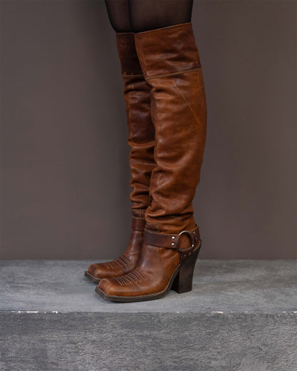 DIOR F/W 2006 GALLIANO BOOTS (EU 38)
