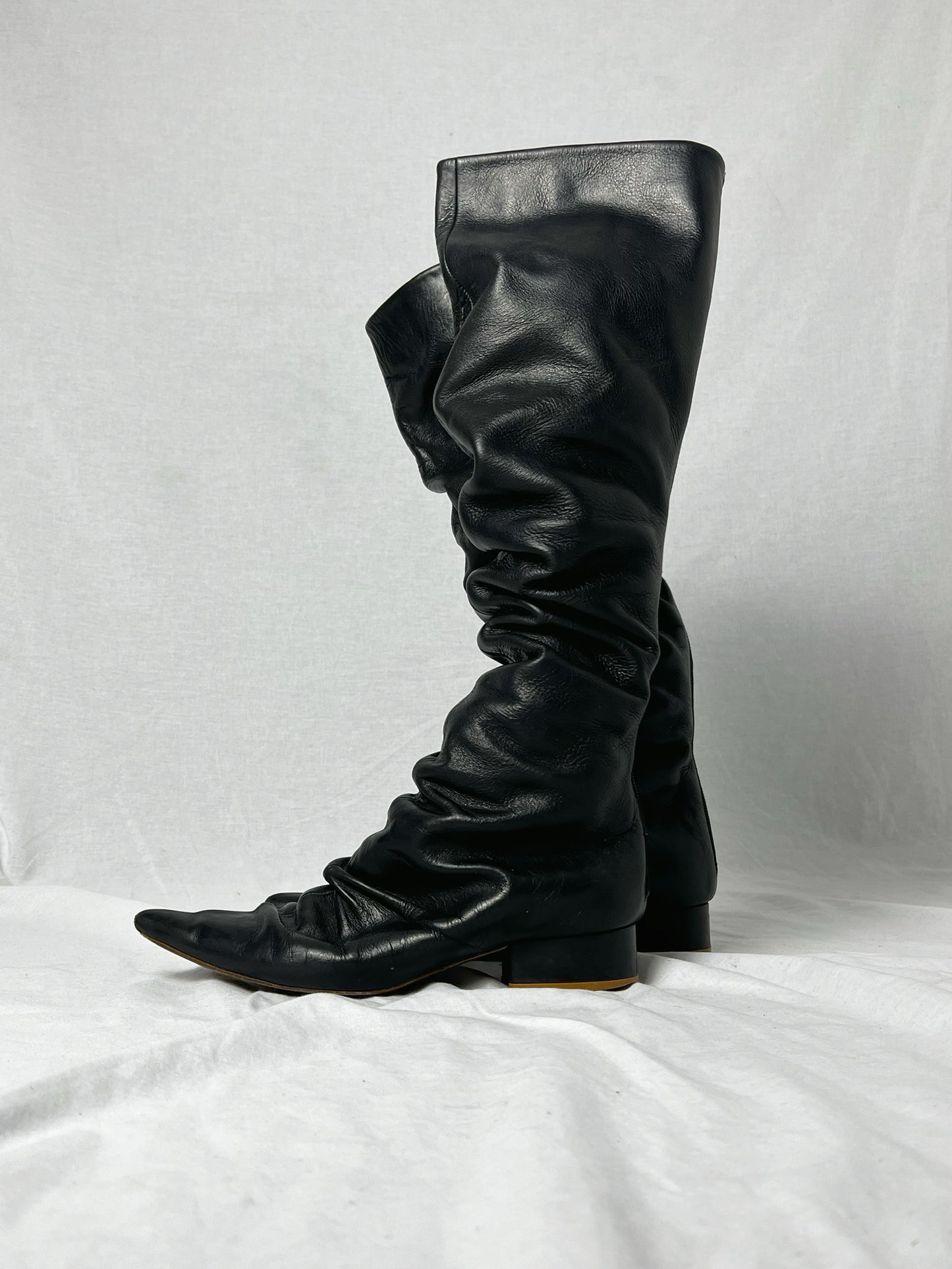 ANN DEMEULEMEESTER KNEE HIGH BOOTS