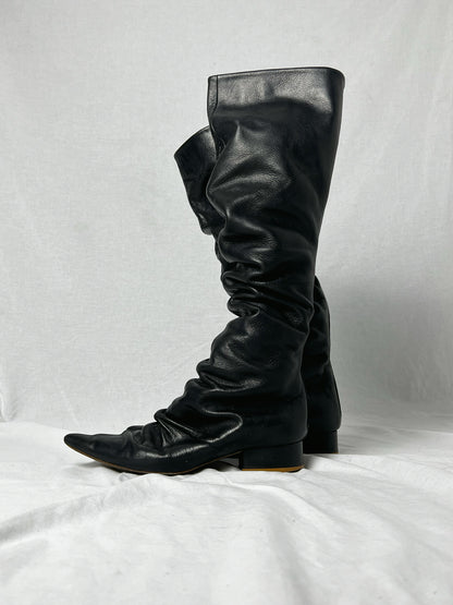 ANN DEMEULEMEESTER KNEE HIGH BOOTS