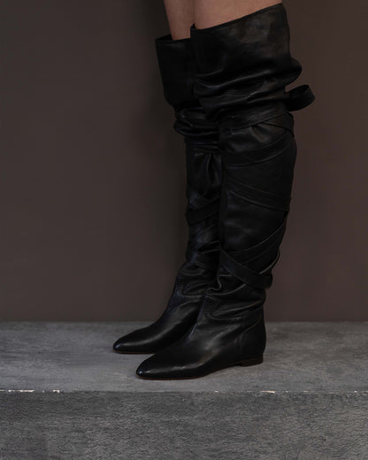 CHLOE F/W 2009 KNEE HIGH BOOTS (EU 36.5)