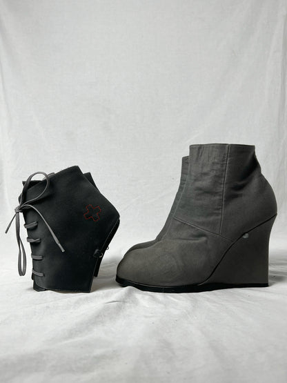 AF VANDEVORST 1980s WEDGE (EU 40)