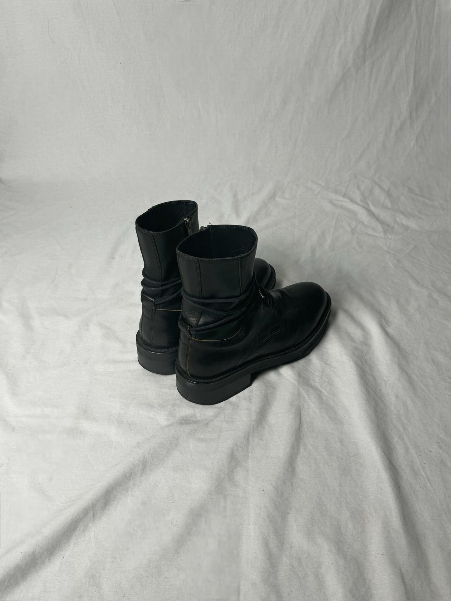 ANN DEMEULEMEESTER LACE UP BOOT