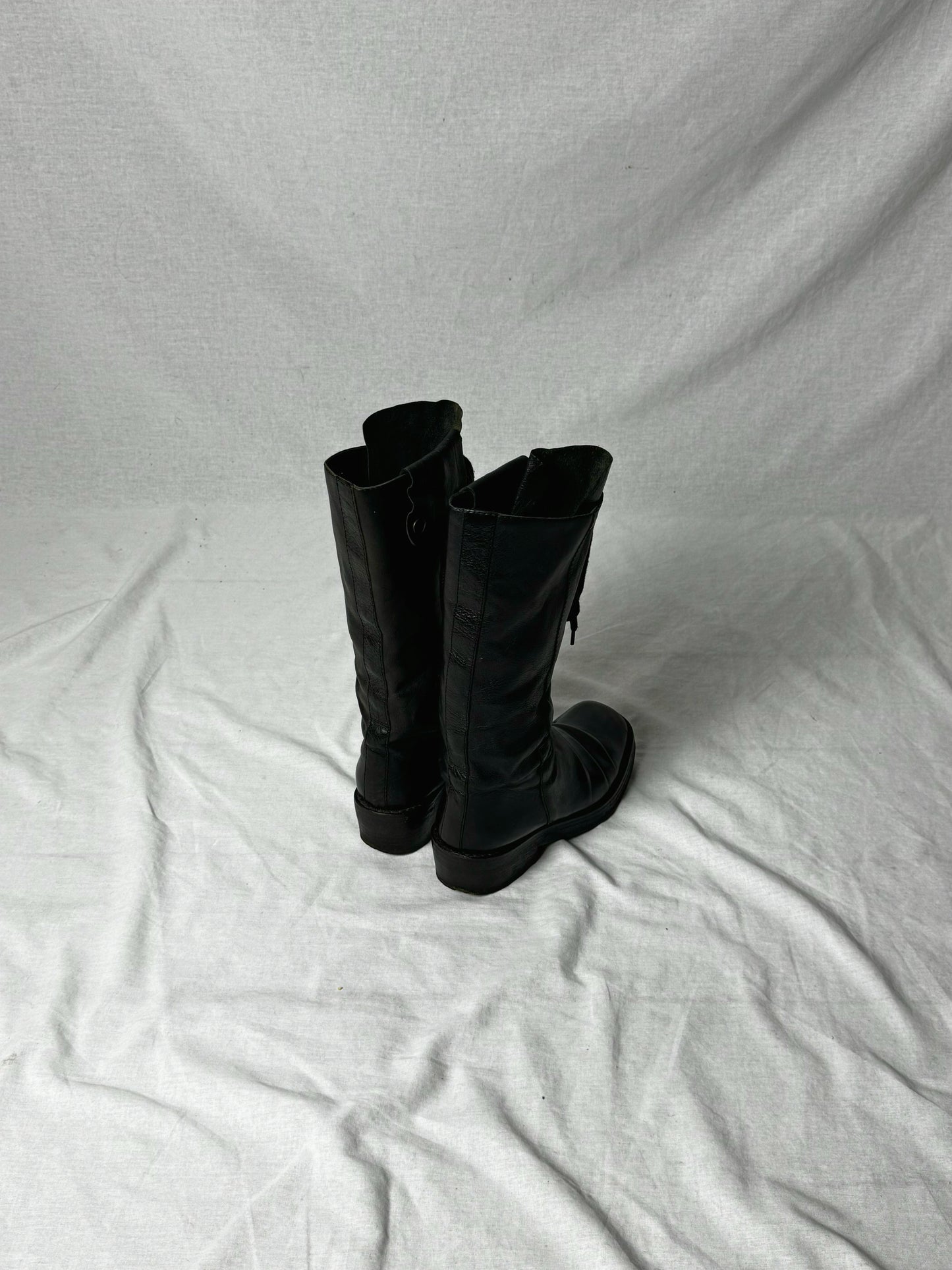 ANN DEMEULEMEESTER COMBAT BOOTS