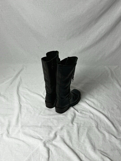 ANN DEMEULEMEESTER COMBAT BOOTS