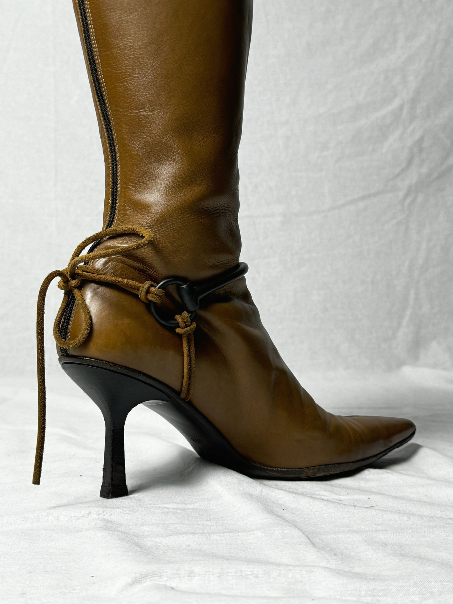 GUCCI STILETTO HEEL BOOTS