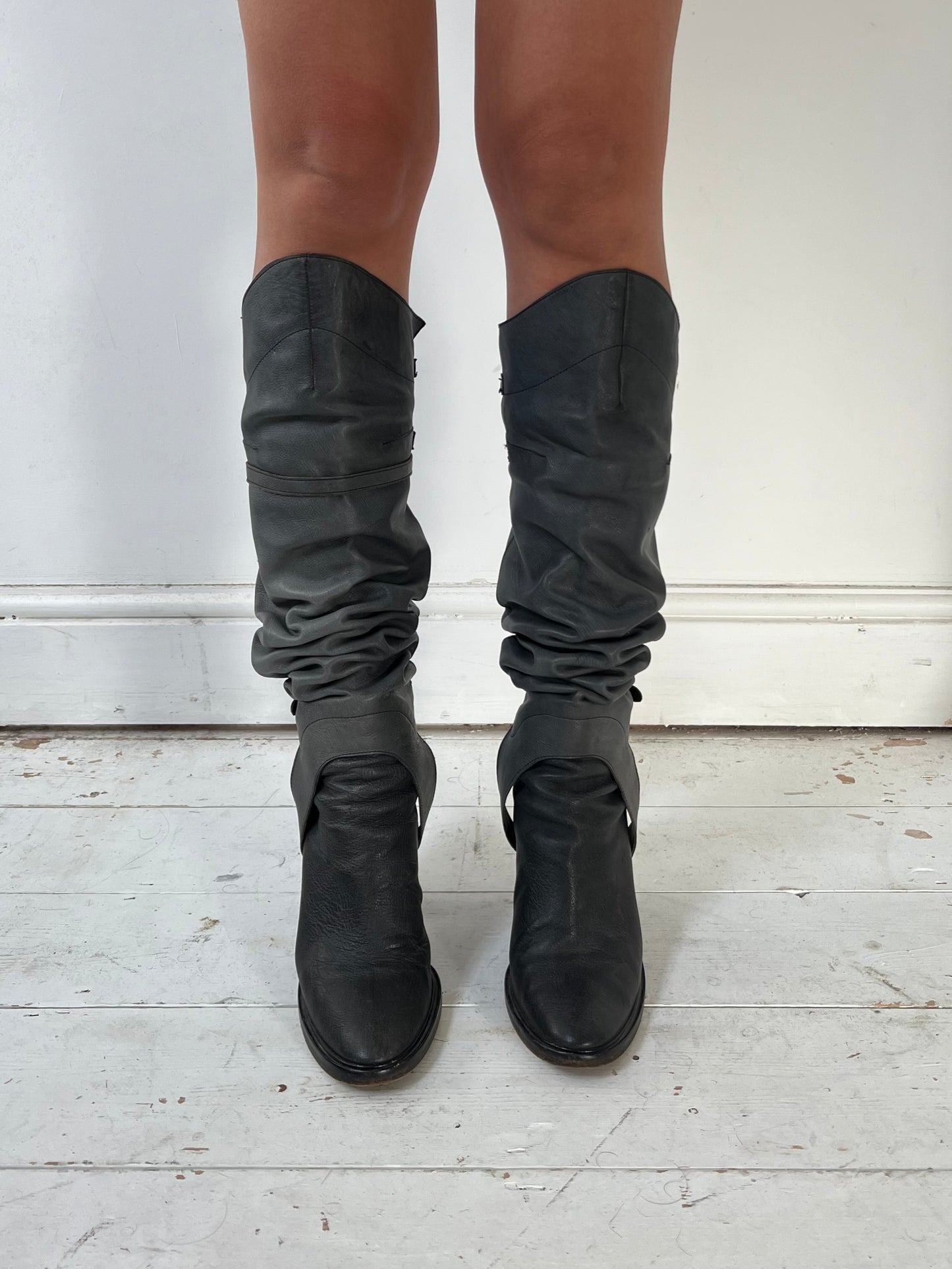 AF VANDEVORST 2006 KNEE HIGH BOOTS (EU 37.5)