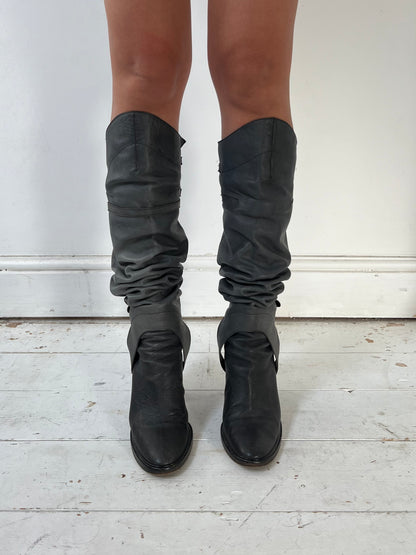 AF VANDEVORST 2006 KNEE HIGH BOOTS (EU 37.5)