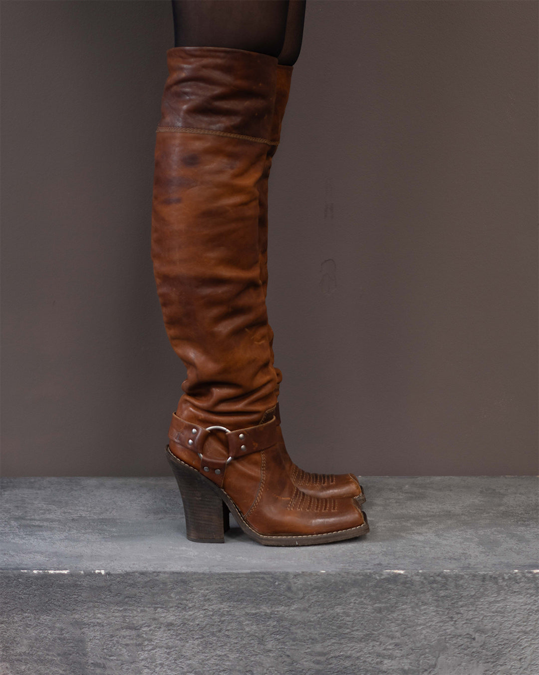 DIOR F/W 2006 GALLIANO BOOTS (EU 38)
