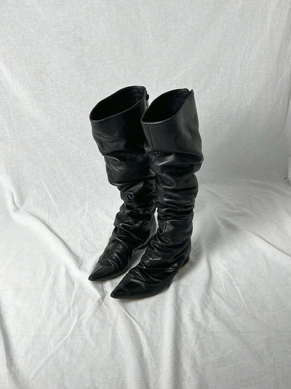 ANN DEMEULEMEESTER KNEE HIGH BOOTS
