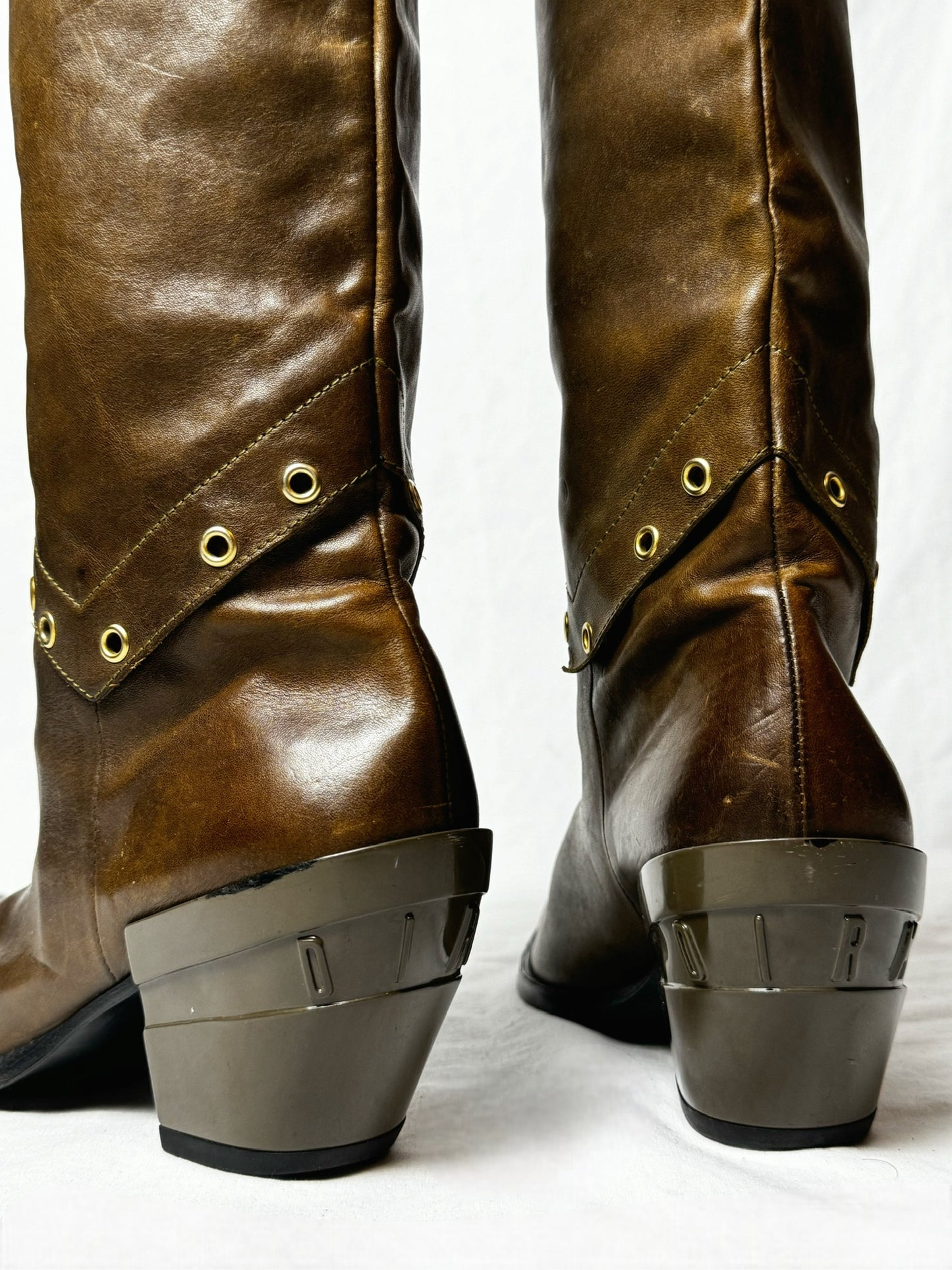 DIRK BIKKEMBERGS EYELET BOOTS