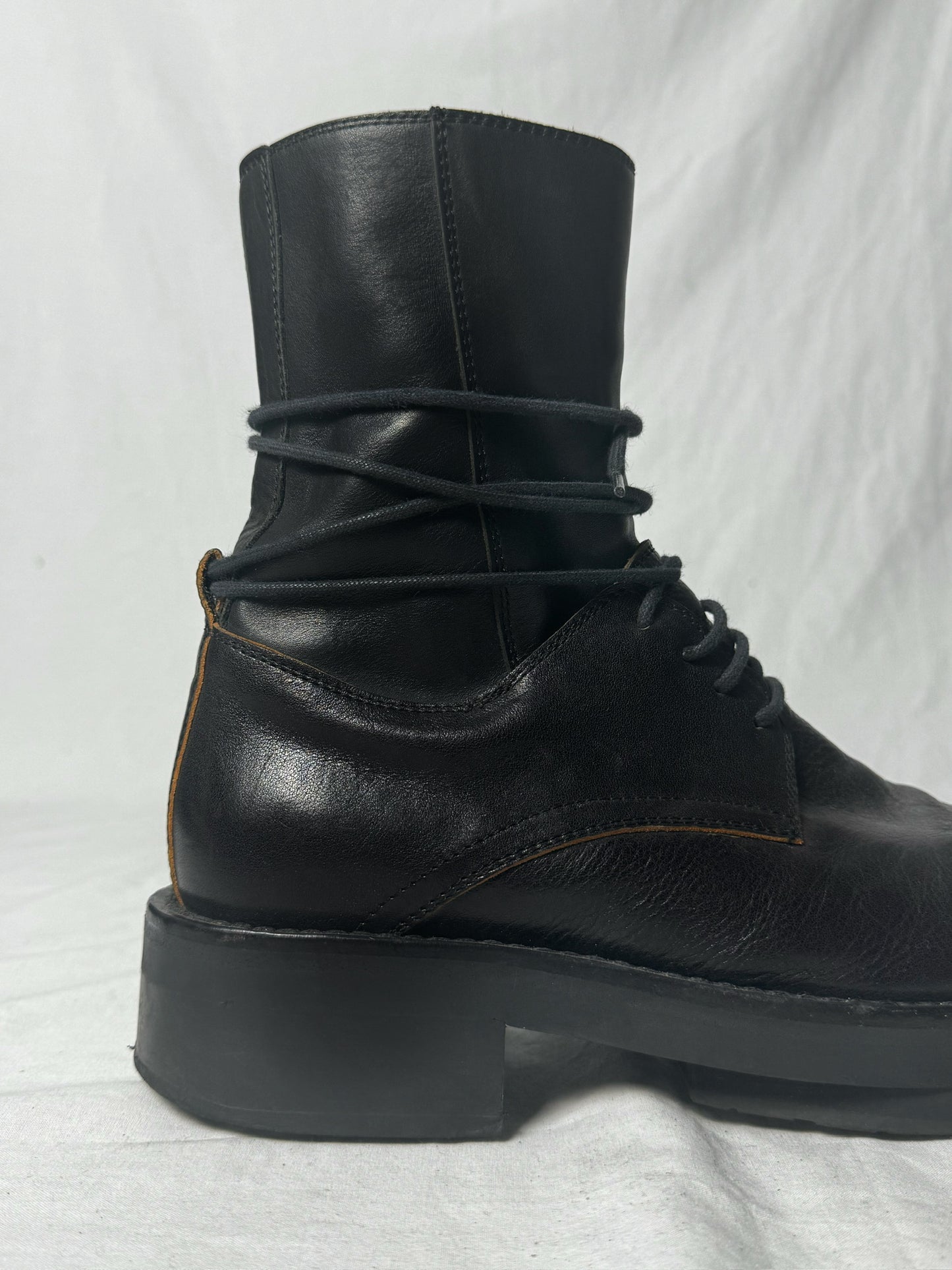 ANN DEMEULEMEESTER LACE UP BOOT