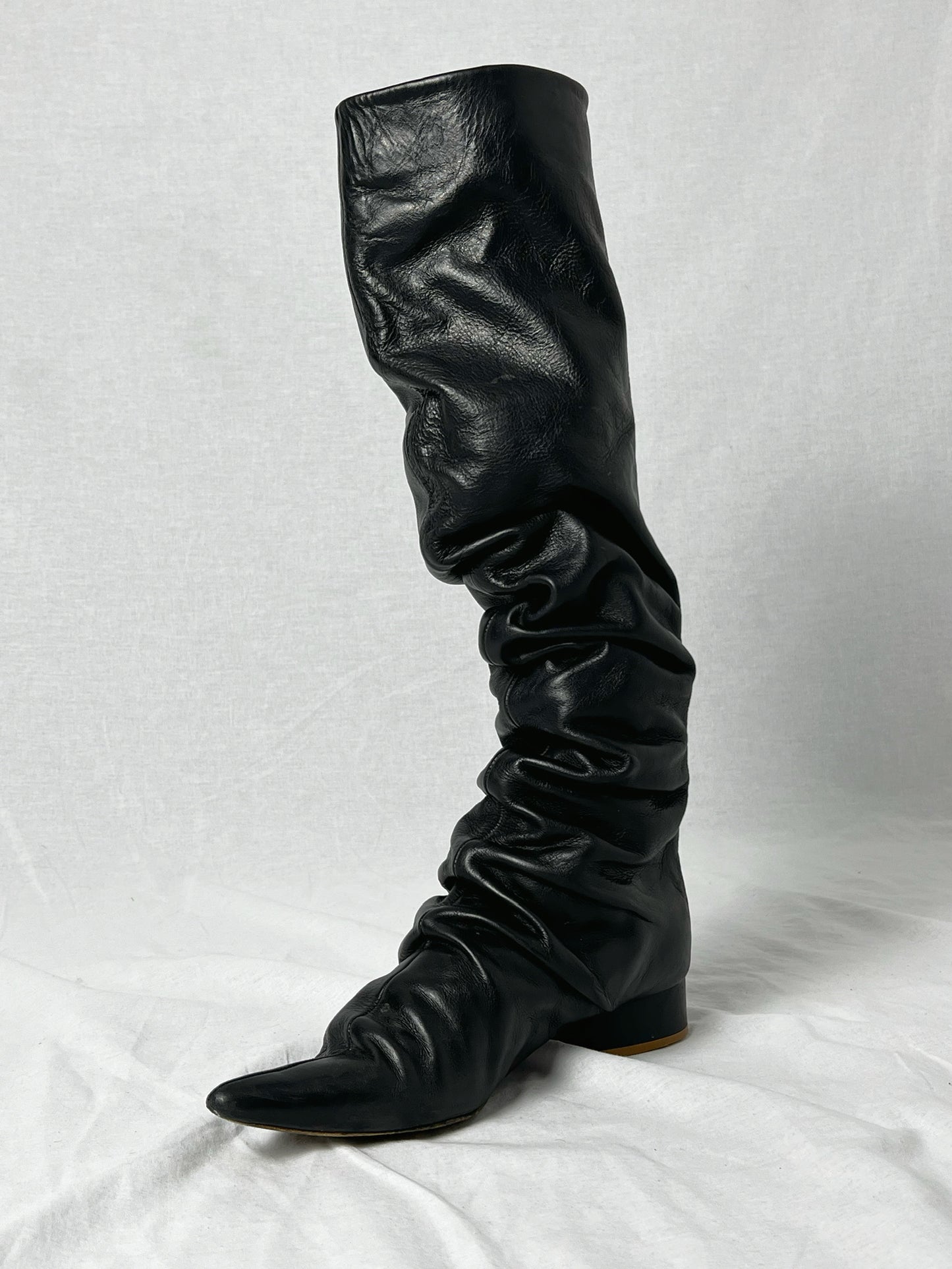 ANN DEMEULEMEESTER KNEE HIGH BOOTS