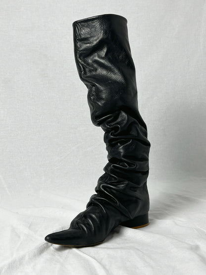 ANN DEMEULEMEESTER KNEE HIGH BOOTS