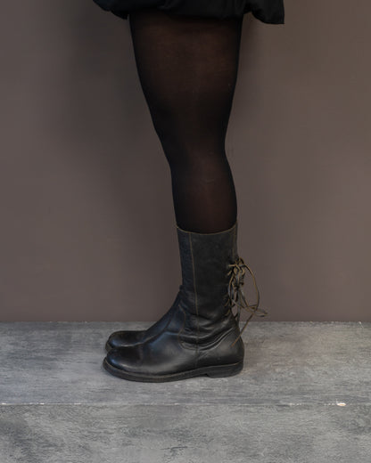 RICK OWENS F/W 2003 LACE UP BOOTS (EU 39)
