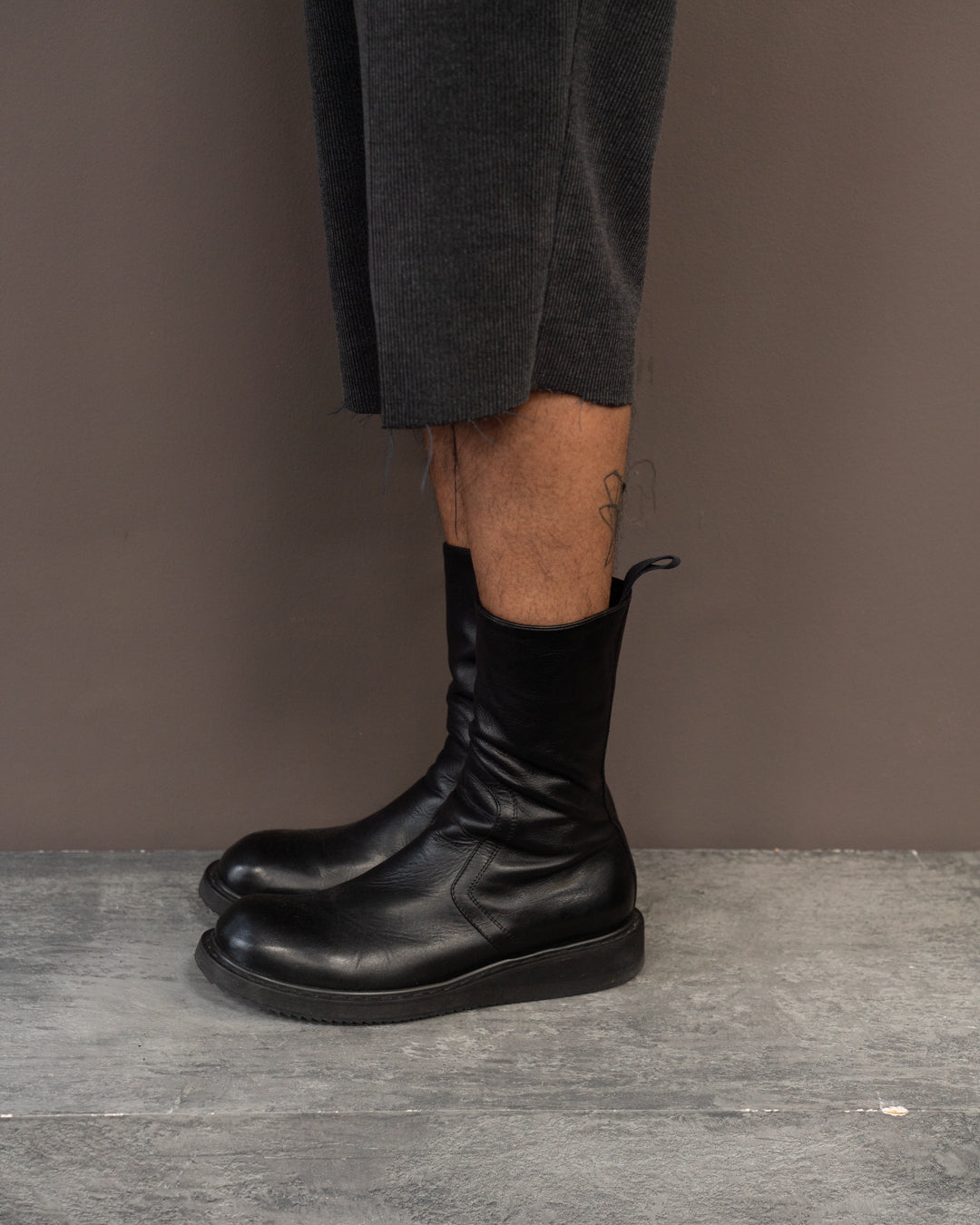 RICK OWENS CREEPER BOOTS (EU 43.5)