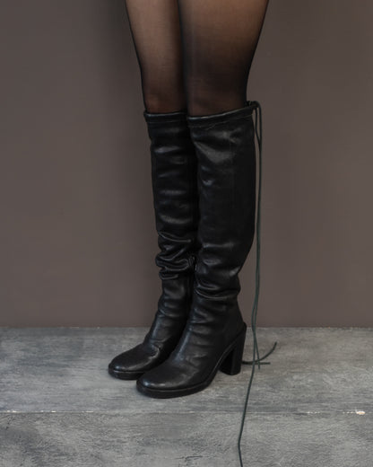 ANN DEMEULEMEESTER KNEE HIGH BOOTS (EU 36, FITS LIKE 37)