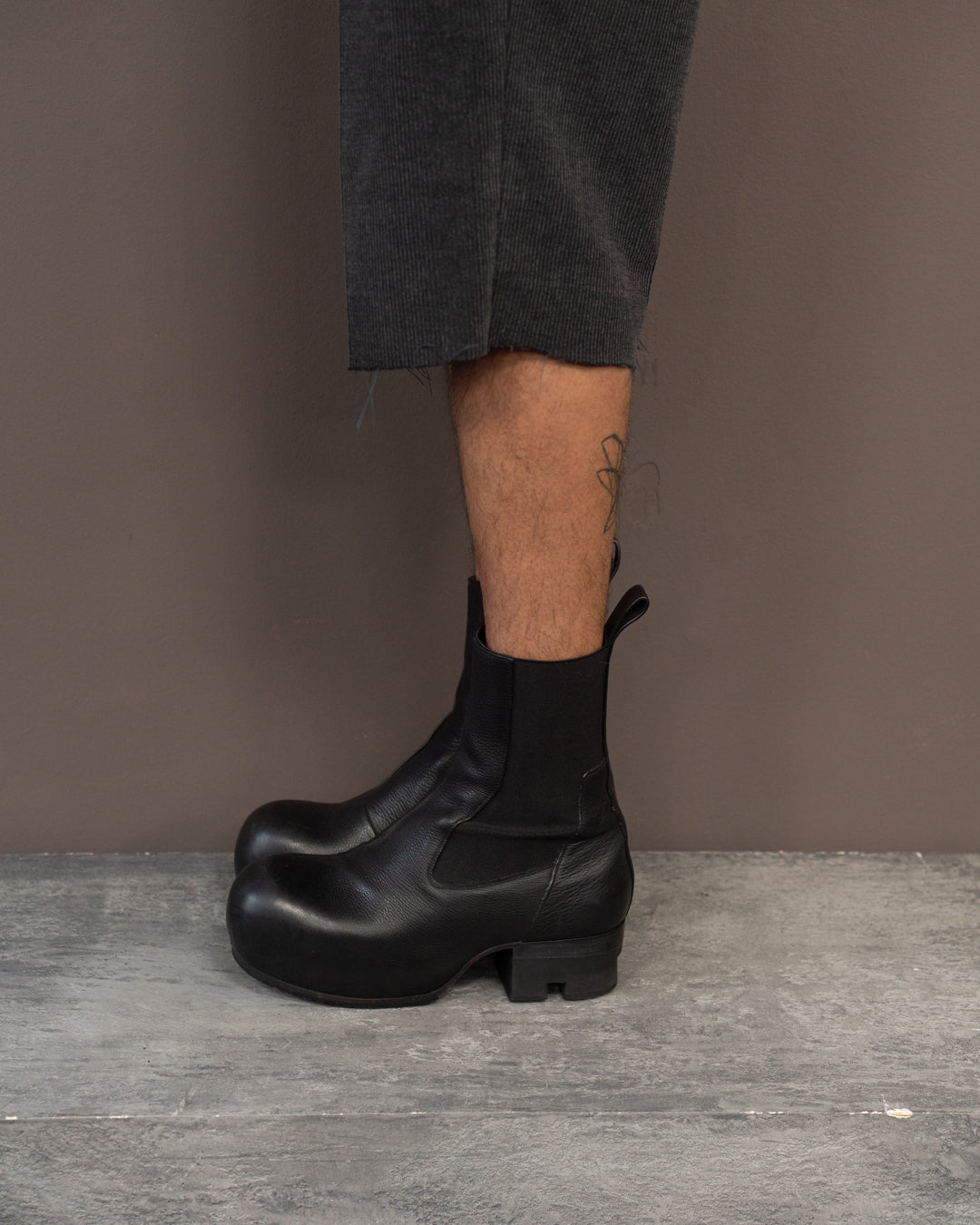 RICK OWENS BEATLE BALLAST BOOT (EU 40)