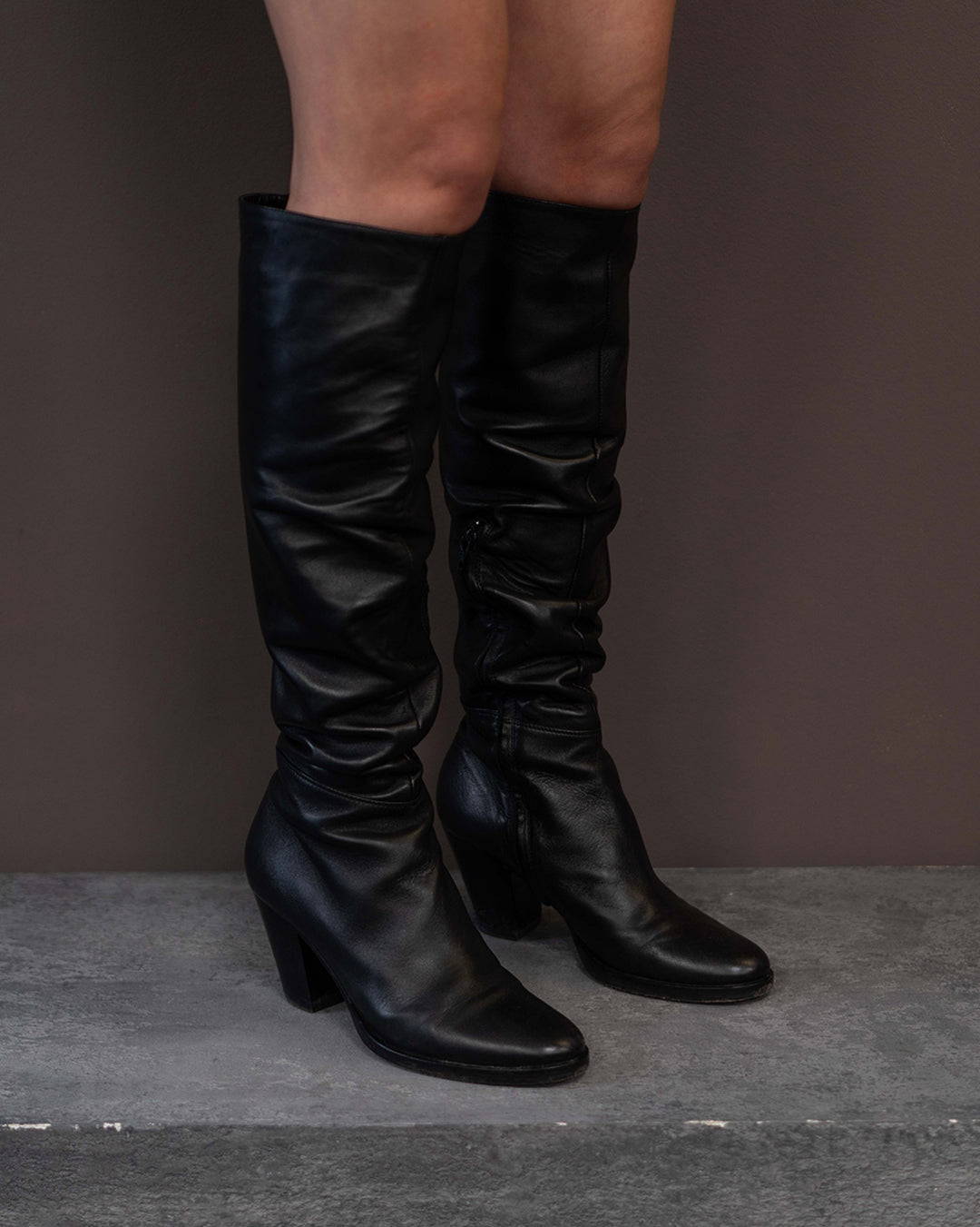 AF VANDEVORST SLOUCH BOOTS (EU 40)