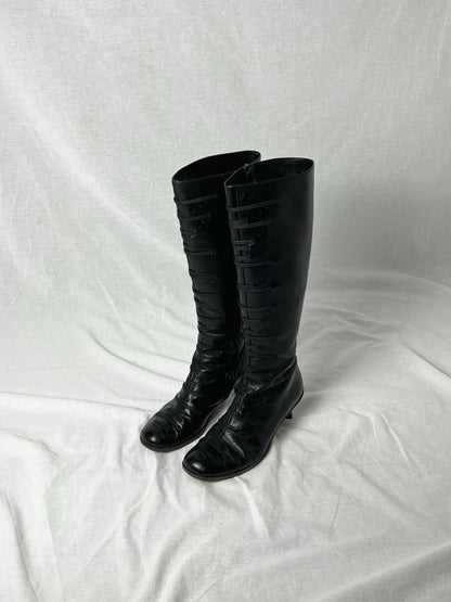 DRIES VAN NOTEN LACE STYLE BOOT