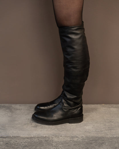 ANN DEMEULEMEESTER KNEE HIGH BOOTS (EU 39, FITS LIKE 40)