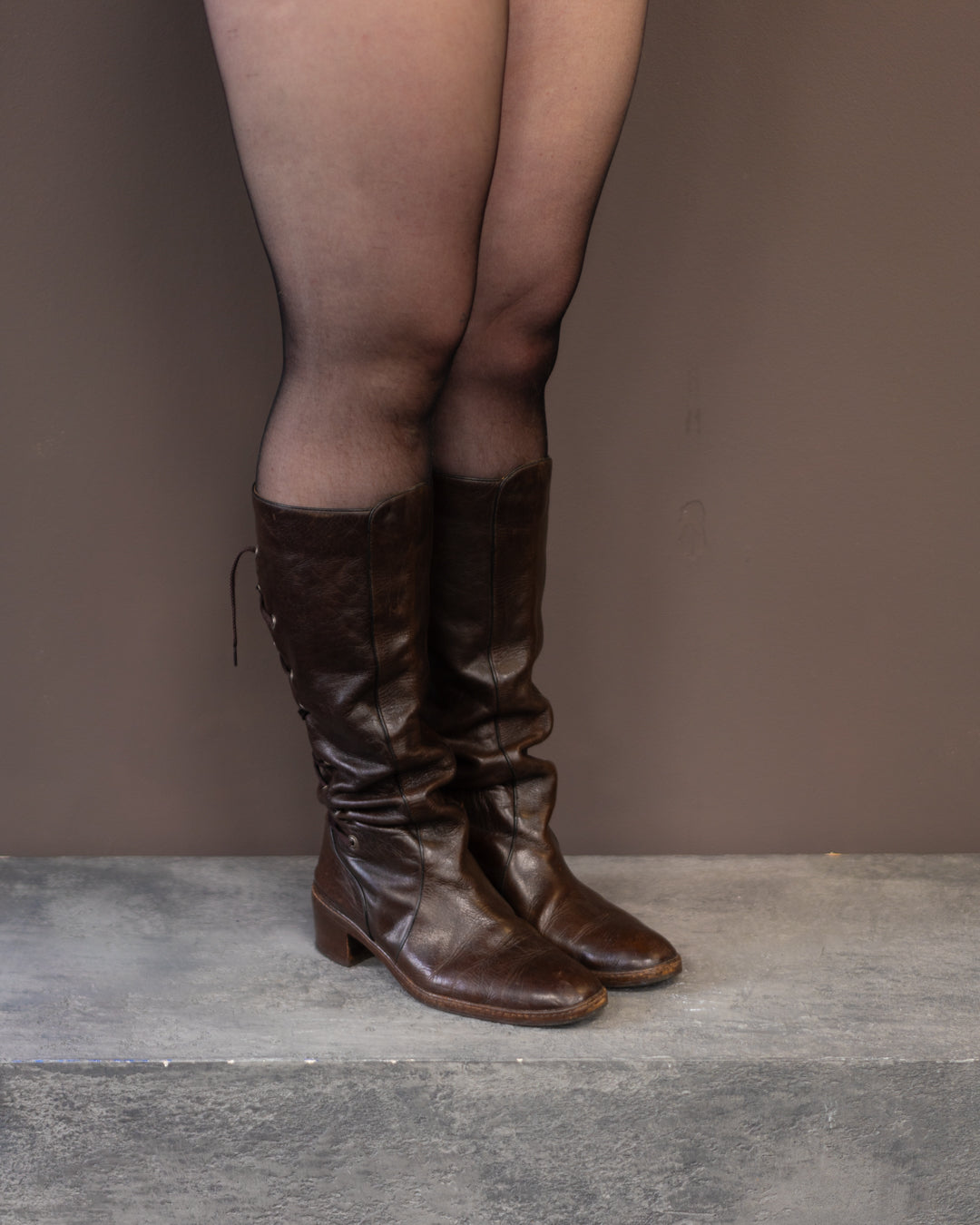 DRIES VAN NOTEN LACE UP BOOTS (EU 41)