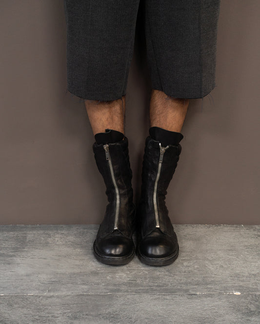 RICK OWENS MOHAWK BASKET CREEPER BOOTS (EU 42)