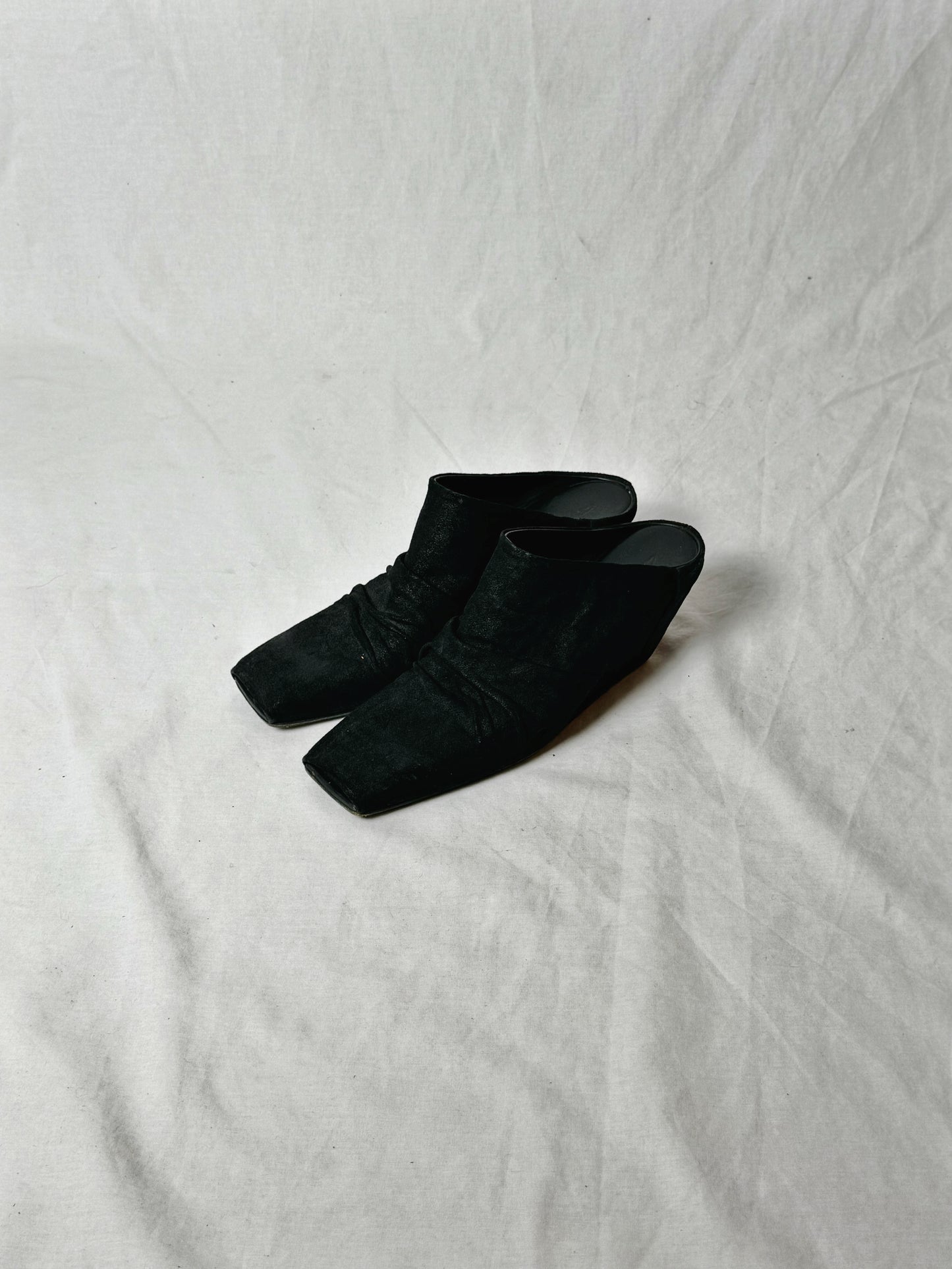 RICK OWENS SUEDE MULE