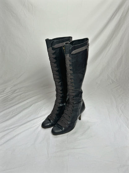 DRIES VAN NOTEN RIBBON BOOTS