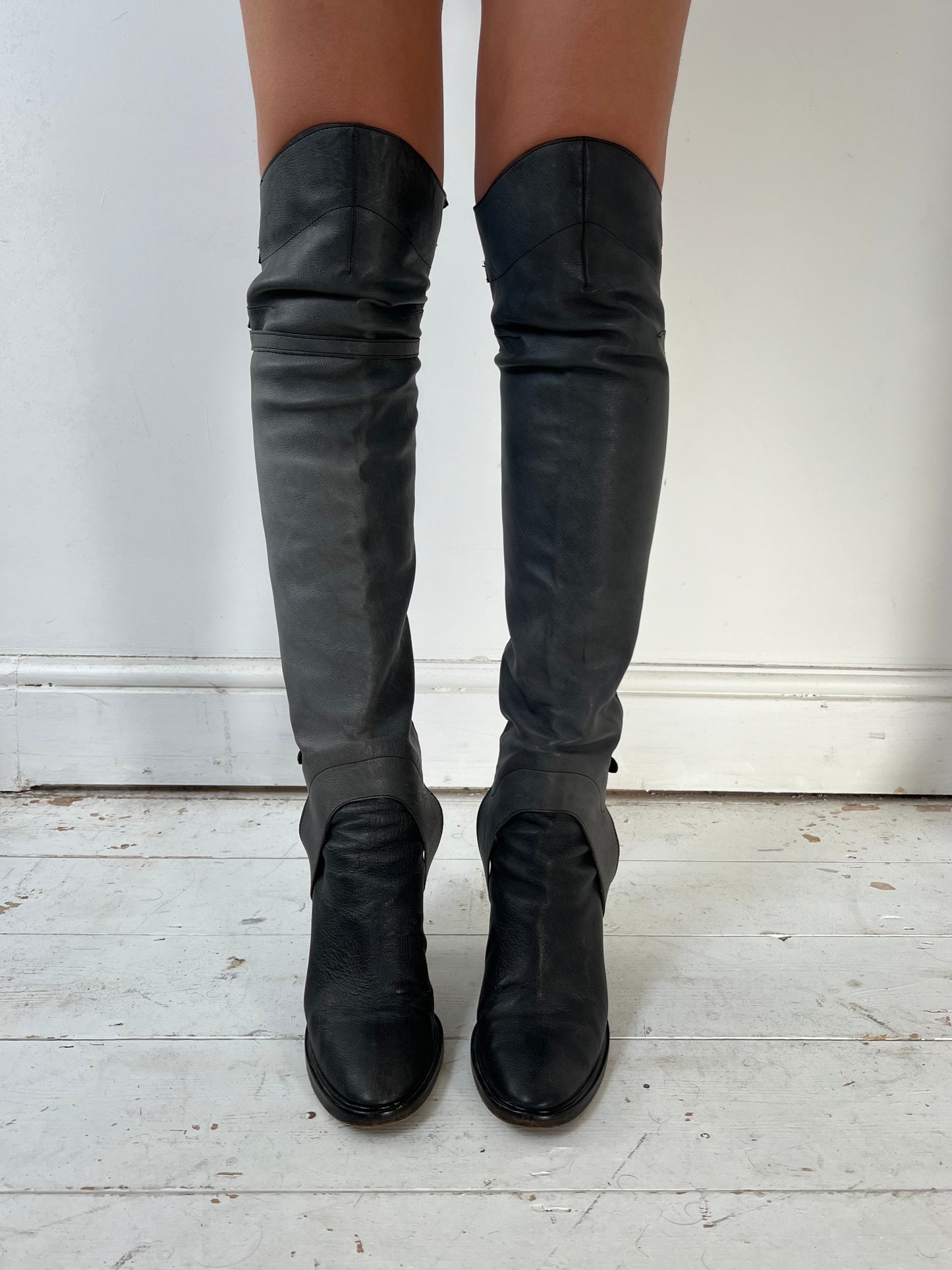 AF VANDEVORST 2006 KNEE HIGH BOOTS (EU 37.5)