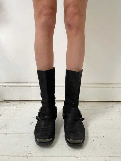 MIU MIU BIKER BOOTS (EU 40.5)