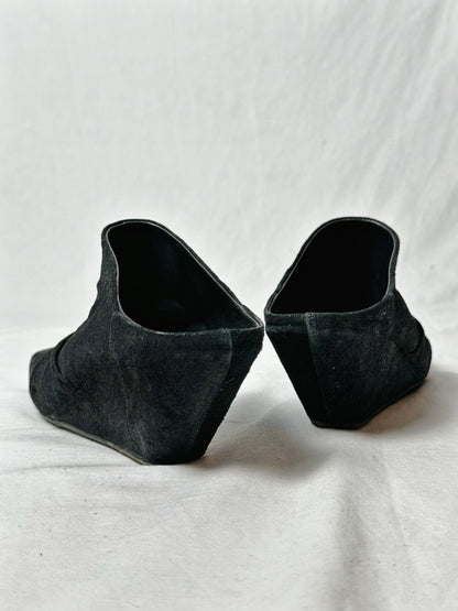 RICK OWENS SUEDE MULE