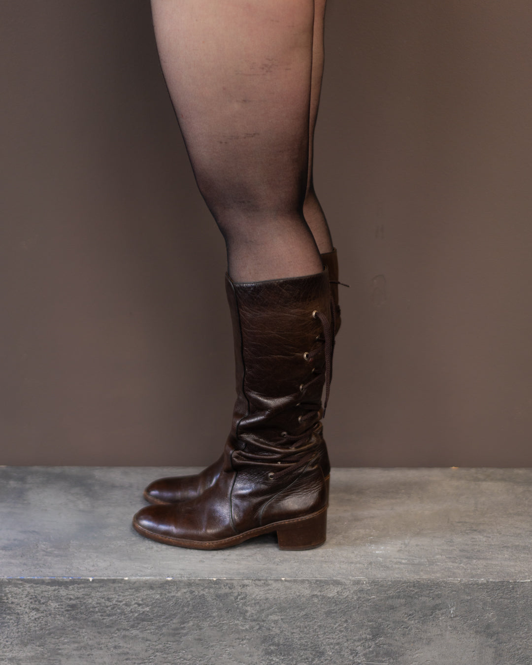 DRIES VAN NOTEN LACE UP BOOTS (EU 41)