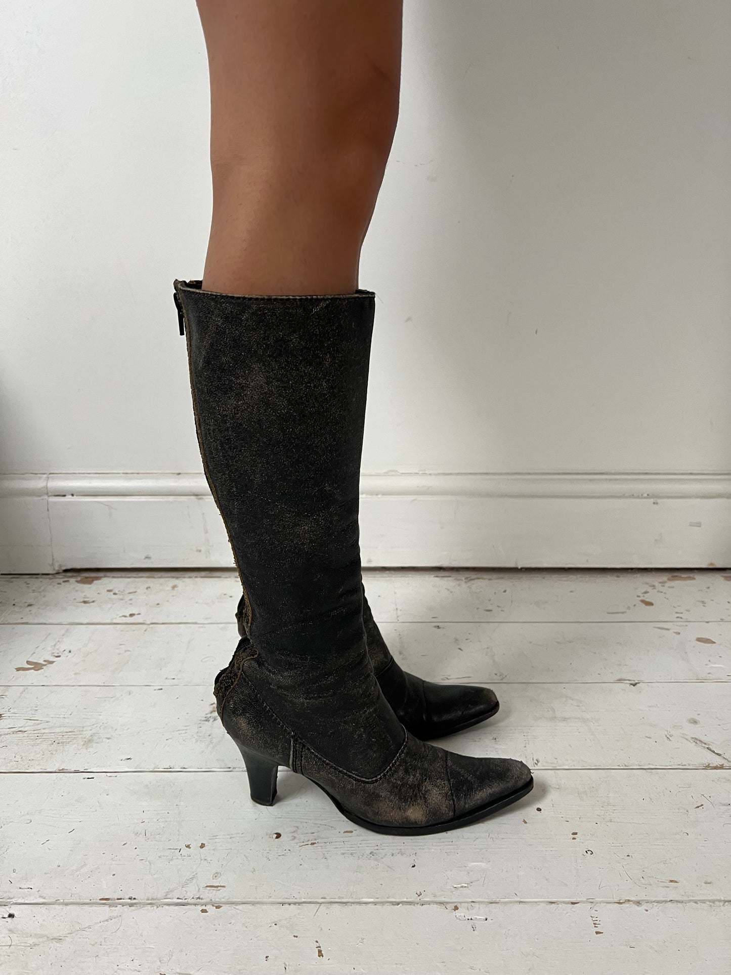 MIU MIU F/W 2001 BOOTS (EU 36.5, FITS 37)